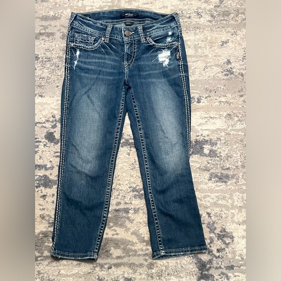 Silver Jeans Denim - Silver Suki Capri Jeans